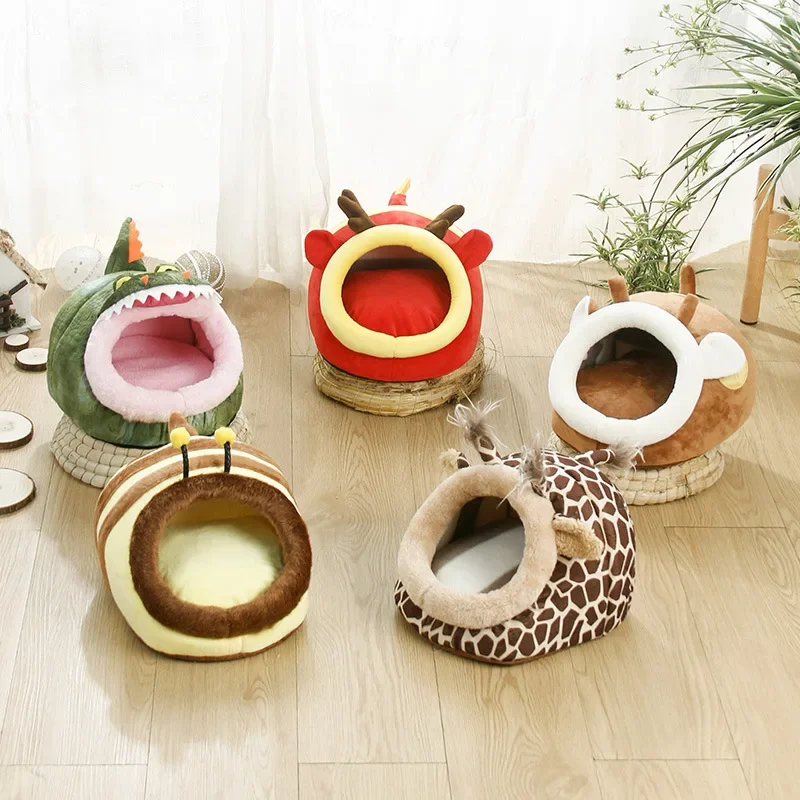 Guinea Pig Bed Hamster Soft Hideout House Small Pet Animals Warm Nest Cage for Bunny Rabbit Sugar Glider Chinchilla Hedgehog - Image 2