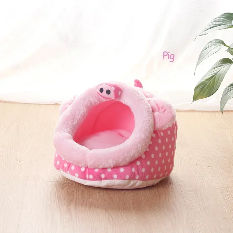 Guinea Pig Bed Hamster Soft Hideout House Small Pet Animals Warm Nest Cage for Bunny Rabbit Sugar Glider Chinchilla Hedgehog - Image 6